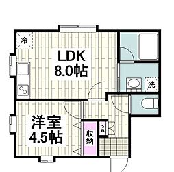 間取図画像 1LDK