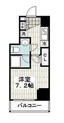 アイル　イムーブル弘明寺 4階1Kの間取り