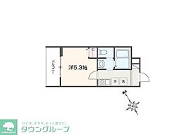 MELLAS海の公園駅 1Kの間取図画像