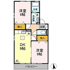 物件の間取り