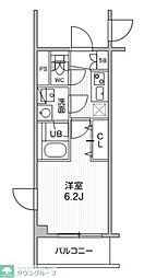 S-RESIDENCE横濱磯子alize 1Kの間取図画像