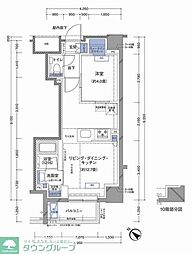 ラティエラ横濱大通り公園 1LDKの間取図画像