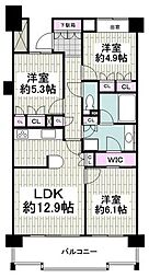 シエールグラン洋光台南公園 3LDKの間取図画像