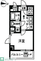 YAMATE 1Kの間取図画像