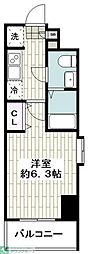 エストゥルース横濱吉野町 1Kの間取図画像