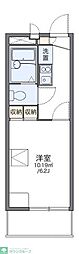 レオパレスカーサエス・コット 1Kの間取図画像