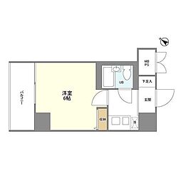 パルスクエア西川口 1Kの間取図画像