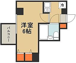 パルスクエア西川口 1Kの間取図画像