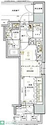 サンクレイドル川口 1DKの間取図画像