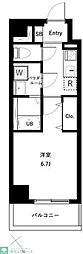 アーバンパーク北浦和 1Kの間取図画像