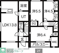 Alivio A棟 3LDKの間取図画像