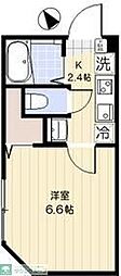 Le parc東川口 1Kの間取図画像