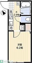 Le parc東川口 1Kの間取図画像