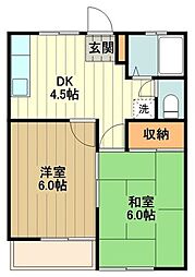 間取図画像 2DK