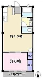 西武拝島線 西武立川駅 徒歩21分の賃貸マンション 1階1LDKの間取り