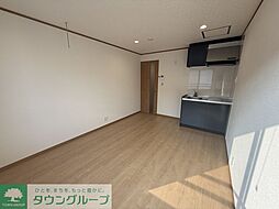 JR青梅線 福生駅 徒歩9分の賃貸アパート 1階ワンルームのリビング/ダイニング