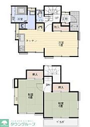 武蔵村山三ツ藤貸家 1階3DKの間取り