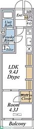 (仮称)リブリ・八王子市台町 1LDKの間取図画像