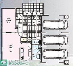 Ciel玉川町 1LDKの間取図画像