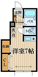 Printemps ワンルームの間取図画像