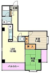 メゾン・ド・ジョワ 2LDKの間取図画像