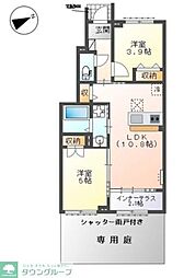 ステラ ハウス 2LDKの間取図画像
