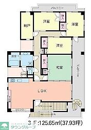 長谷川ビル 4SLDKの間取図画像