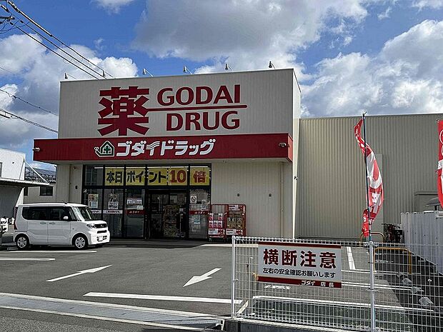 ゴダイドラッグ南条前田店　約700ｍ（徒歩9分）