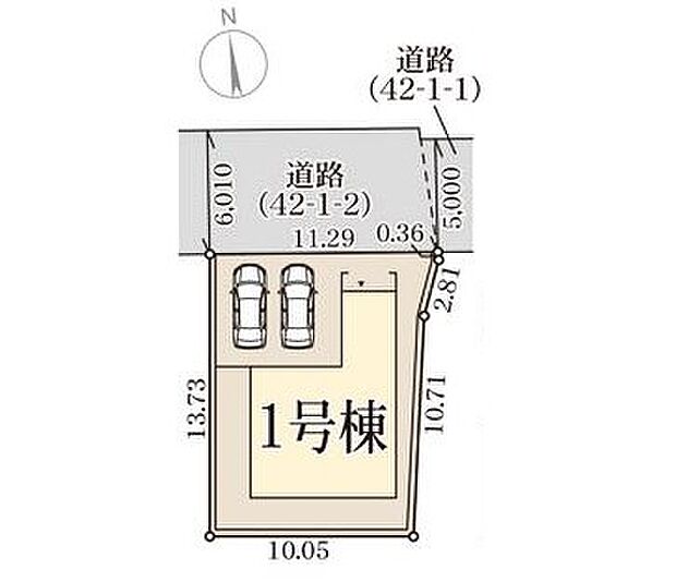 1号棟。並列2台駐車可能です。お気軽にお問い合わせください。