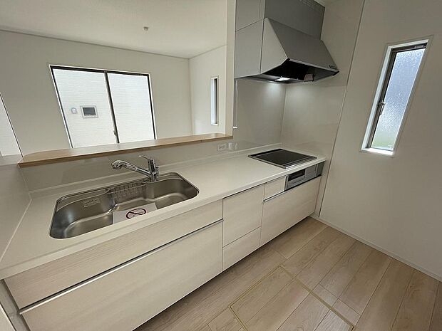 カウンターキッチンなので、家族と会話しながらお料理が楽しめます。