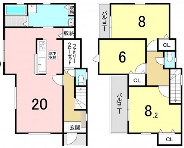 収納豊富でスッキリ収納出来ます。お気軽にお問い合わせください。