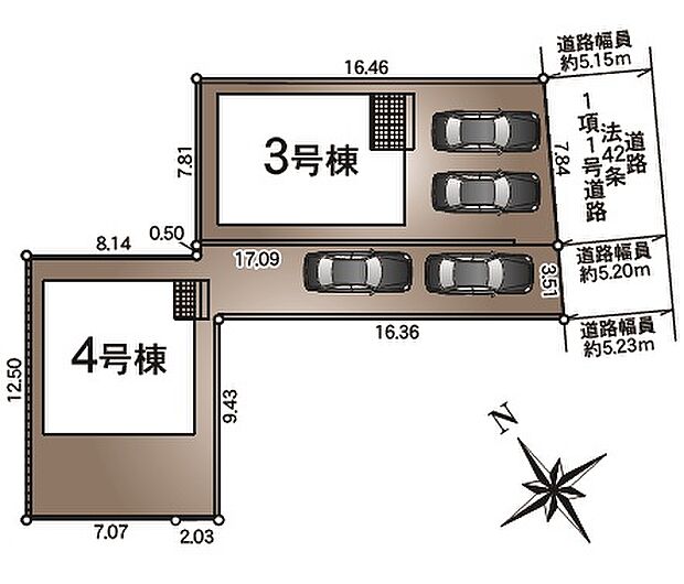 区画図（3号棟）