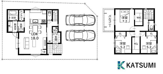 ウォークインクローゼット、ファミリークローゼットなど収納豊富で、お家の中もスッキリ片付けられます。お気軽にお問い合わせください。