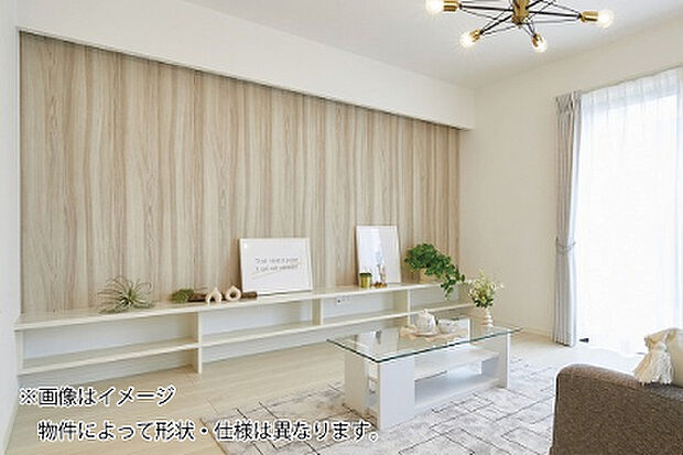 アクセント壁・天井/お気に入りのインテリアを、より際立たせるアクセント壁や天井を設けています。