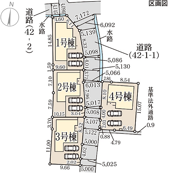 (4号棟)3LDK＋WIC　並列2台駐車可能。お気軽にお問い合わせください。