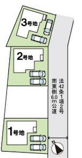区画図(1号地)