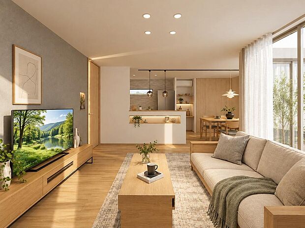 インテリアスタイルに合わせて、トータルコーディネートしているので、そのままオシャレに住んでいただけます。(LDKのみ)