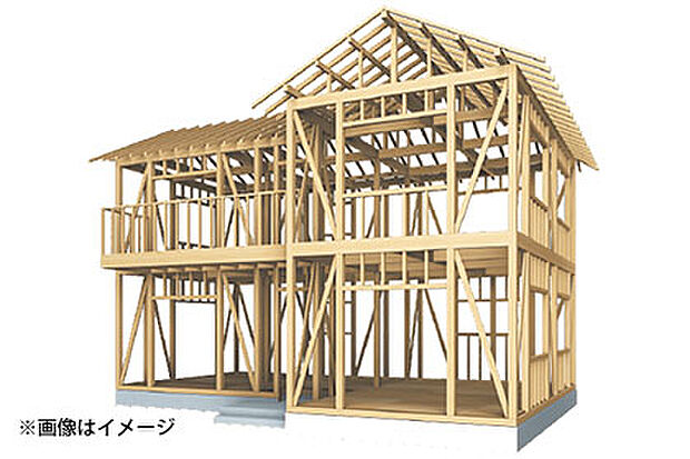 許容応力度計算/建築士が、厳しい基準に基づく「許容応力度計算」を実施。地震や強風などで建物にどのくらいの力がかかるかを計算し、柱や梁などが「どこまでの力に耐えられるか」を一つひとつ確認しています。