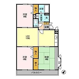 間取図画像 3LDK