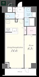 ホライゾン レジデンス 10階1LDKの間取り