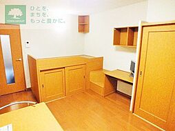 レオパレスハイム　つくば 1階1Kのリビング/ダイニング