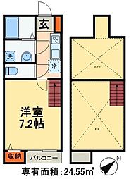 間取図画像 1K