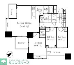 間取図画像 3LDK