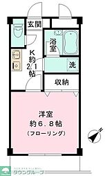 間取図画像 1K