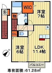 物件の間取り