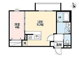 ベルタ検見川(ベルタケミガワ) 1LDKの間取図画像