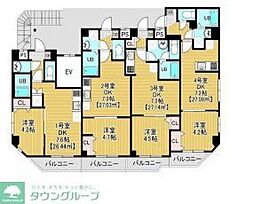 カイテキースV 1DKの間取図画像