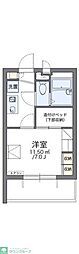 レオパレス南花園J1 1Kの間取図画像