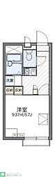 レオパレスカンパーナ 1Kの間取図画像