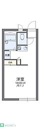 レオパレスサンシャイン福栄 1Kの間取図画像